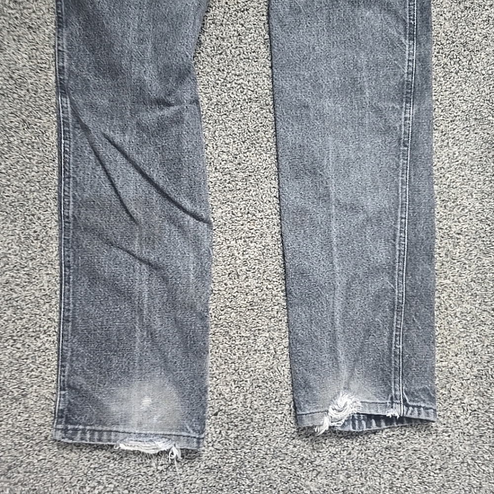 VTG Roper Riding wester Jeans Women Size 3/4 Gray Extra High Rise Straight Leg - Picture 10 of 16